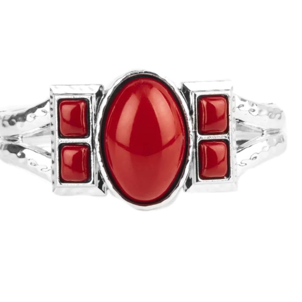 A Touch of Tiki - Red Bracelet